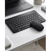Ers Kablosuz Bluetooth Klavye Mouse Seti Wireless Sessiz İnce Tasarım Çoklu Uyumlu Diğer