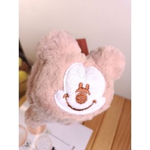 Minnie Mause Figürlü Peluş Kulaklık Taç - Mor Çok Renkli