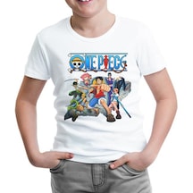 One Piece 2 Beyaz Çocuk Tshirt