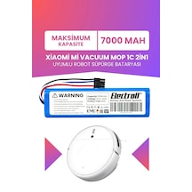 Xiaomi Mi Vacuum Mop 1c 2in1 Uyumlu Batarya Maksimum Kapasite 7000mah Robot Süpürge Pil Stytj01zhm