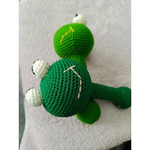 Çıngırak Kurbağa Amigurumi Yeşil