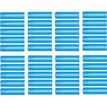 Büyük Boy Çöp Poşeti 65x80 Cm 50 Lt 10'lu Rulo 40 Paket Mavi