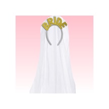 Bride Tüllü Taç - Altın