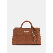 Guess Sandria Dokuma Kadın El Çantası Hwwg8418050 Kahverengi