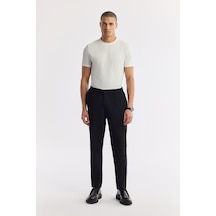 Avva Erkek Siyah Yandan Cepli Beli Lastikli Soft Touch Comfort Slim Fit Pantolon A51y3217