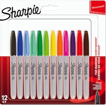 Sharpie Fine Permanent Markör 12'Li Karışık Renk