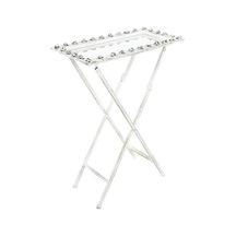 Retro Yan Sehpa, Metal Sehpa, Aynalı Sehpa, Salon, Yatak Odası, Antre Fz0040