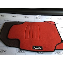 Clio 4 Kırmızı Paspas Mugen Halı Paspas Birebir Kesim