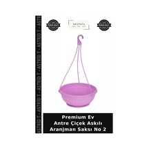 Premium Ev Antre Çiçek Askılı Aranjman Saksı No 2