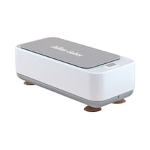 Wezone Portatif Ultrasonik Temizleyici: Gözlük, Mücevher, Saat Temizliği - Beyaz Şarjlı Model - Hızlı Yüzey Temizleme Ve Taşınabilir Tasarım