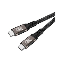 Siyah Qg01 Type-c To Type-c Usb4 Pd Data Kablosu 240w 40gbps 8k 60hz 1.2 Metre-zore