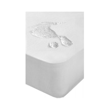 Divanev Bebe Pamuk Fitted Sıvı Geçirmez Alez 70x110+20 Cm Ve Diğer Ebatlar Beyaz