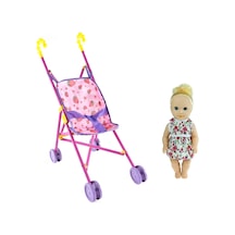 Konuşan Bebek Oyuncak Zeliş Baston Pusetli Set