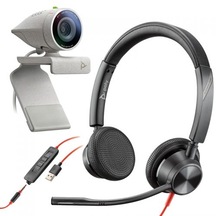 Poly Studio P5 Webcam + Poly BW3325 Stereo Kulaklık