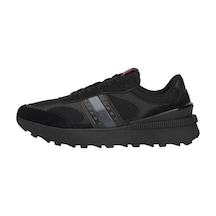 Tommy Hilfiger Erkek Renk Bloklu Siyah Sneaker Siyah