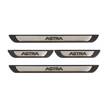 Opel Astra J Kasa 2010-2015 Modeller Old Krom Kapı Eşiği 4 Parça Paslanmaz Çelik