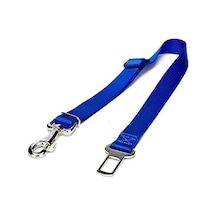 Doggie Dokuma Emniyet Kemerli Köpek Gezdirme Tasma Aparatı Medium Mavi 2.5x50-80 Cm Mavi