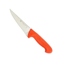 Sürmene 61121 Sivri Kasap Kurban Bıçağı, 15 Cm, Kaymaz Sap Çok Renkli