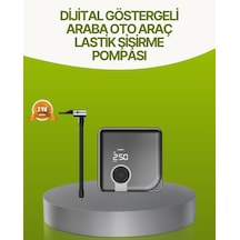 Mey İthalat Dijital Ekranlı Taşınabilir Akıllı Araç Hava Kompresörü