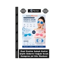 Özel Üretim Sabah Rutini Şişlik Giderici Soğuk Sıcak Kompres Jel Göz Maskesi