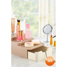 Compact Çekmeceli Ve Standlı Düzenleyici - Makyaj Organizeri