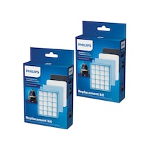 Philips Uyumlu Fc 8671 Powerpro Active Süpürge 2 Kutu Filtre Seti