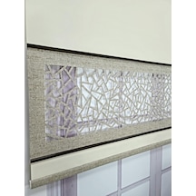 Yeni Nesil Çift Renk Lazer Stor Perde Mat Kalın Kumaşlı Renk Seçenekli Krem