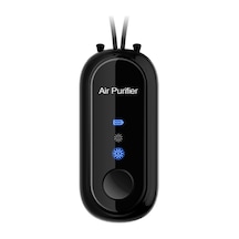 Yifomall Siyah Boyun Bağlı Mini Hava Temizleyici, İyonlu Teknolojiyle Hızlı Temizleme, Ayarlanabilir Modlar, Taşınabilir Tasarım Siyah