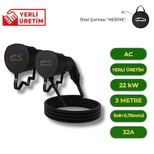 Elektrikli Araç Type2 Ac Kablo 3 Metre