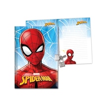 Keskin Color Hatıra Defteri Kilitli Spider Man 104 Yaprak 14x20cm 310210-06 Çok Renkli