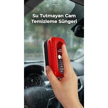 Su Tutmayan Araç Camı Temizleme Süngeri - İz Bırakmaz Temizlik