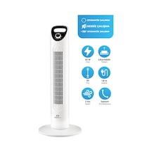 Ev-30 Kule Tipi Vantilatör Sessiz Çalışma Şık Ve Modern Tasarım Ev Ve Ofis Kullanımı