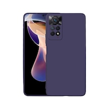 Zore Redmi Note 11 Pro 5g Kılıf Ogaa Premier Silikon Kapak - Lacivert