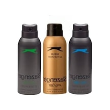 Slazenger Active Sport Gold Yeşil Mavi Deodorant 3x 150ml Set,276367281 Acai Üzümü