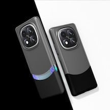 Zore Redmi Note 14 Pro Plus Kılıf Mıknatıslı Nvth Duble Kapak - Siyah