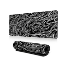 Cbtx 300 X 600 X 3mm Soyut Desenli Kauçuk Mouse Pad Kaymaz Büyük Mouse Mat - Stil K Stil K