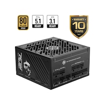 Msı 1250w 80+ Gold Mpg A1250gs Pcıe5 Tam Modüler Power Supply