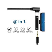 9044 Type C To 3.5mm Stereo Kulaklık Aux Şarj Çevirici Dönüştürücü Adaptör