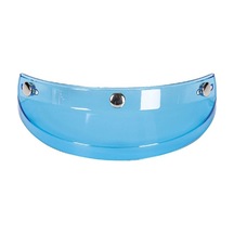 Mavi 3-kanca Kask Koruyucu, Uv/ısık/çizik Engeli, Güneş Ve Rüzgar Engeli, Retro Ters Yükleme Stili