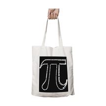 Art Hediye Complete Pi By Pi Günü İki Tarafı Kalıcı Baskılı Yıkanabilir Okul Plaj Omuz Bez Çantası Çok Renkli