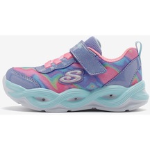 Skechers Twisty Glow - Sorbet Swirl Küçük Kız Çocuk Mavi Spor Ayakkabı 303716n Pwmt
