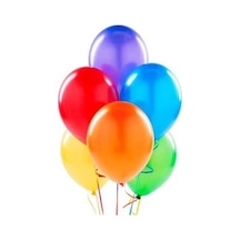 Renkli Balon 50 Li Karışık Renk Parti Doğum Günü Kutlama Özel Günler 2 Yaş Mavi