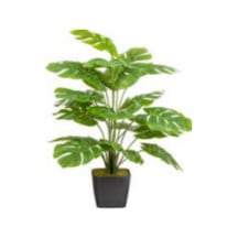 Yapay Ağaç Monstera-deve Tabanı Gerçek Dokulu 6 Yapraklı Yeşil 85 Cm. Çok Renkli