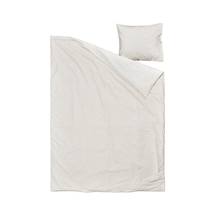 Ikea Bandknıppe Tek Kişilik Nevresim Takımı 150 X 200 Cm Beyaz - Bej Bej - Beyaz