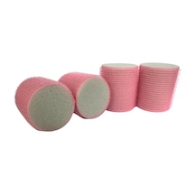 Croc Cb15 Pembe Çap:5cm 4lü Bigudi Cırtlı Saç Bigudisi