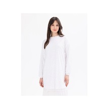 Scl Kadın Oversize Uzun Kol Midi Tunik - Minimalist Tasarım