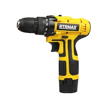 Rtrmax Rtm332 12v 1.3ah Vites Ayarlı Li-ıon Çift Akülü Matkap Vidalama, Sarı