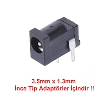 3.5mm X 1.3mm Dc Güç Soketi Plastik Dc002 Pcb Tip Adaptör