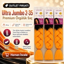3 Paket / Afrika Örgüsü Ve Rasta İçin Sentetik Ombreli 2/35 - Cole-892128 Çok Renkli