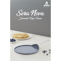 Sera Nova 26 Cm Seramik Krep Tavası Çok Renkli